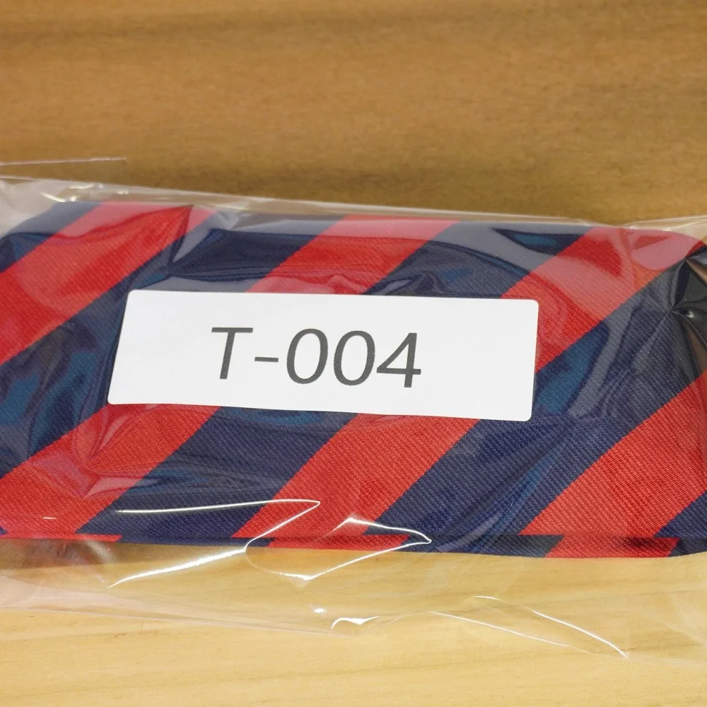 Polo Ralph Lauren Tie Kids Red Navy Blue Striped Silk Italian Classic Preppy